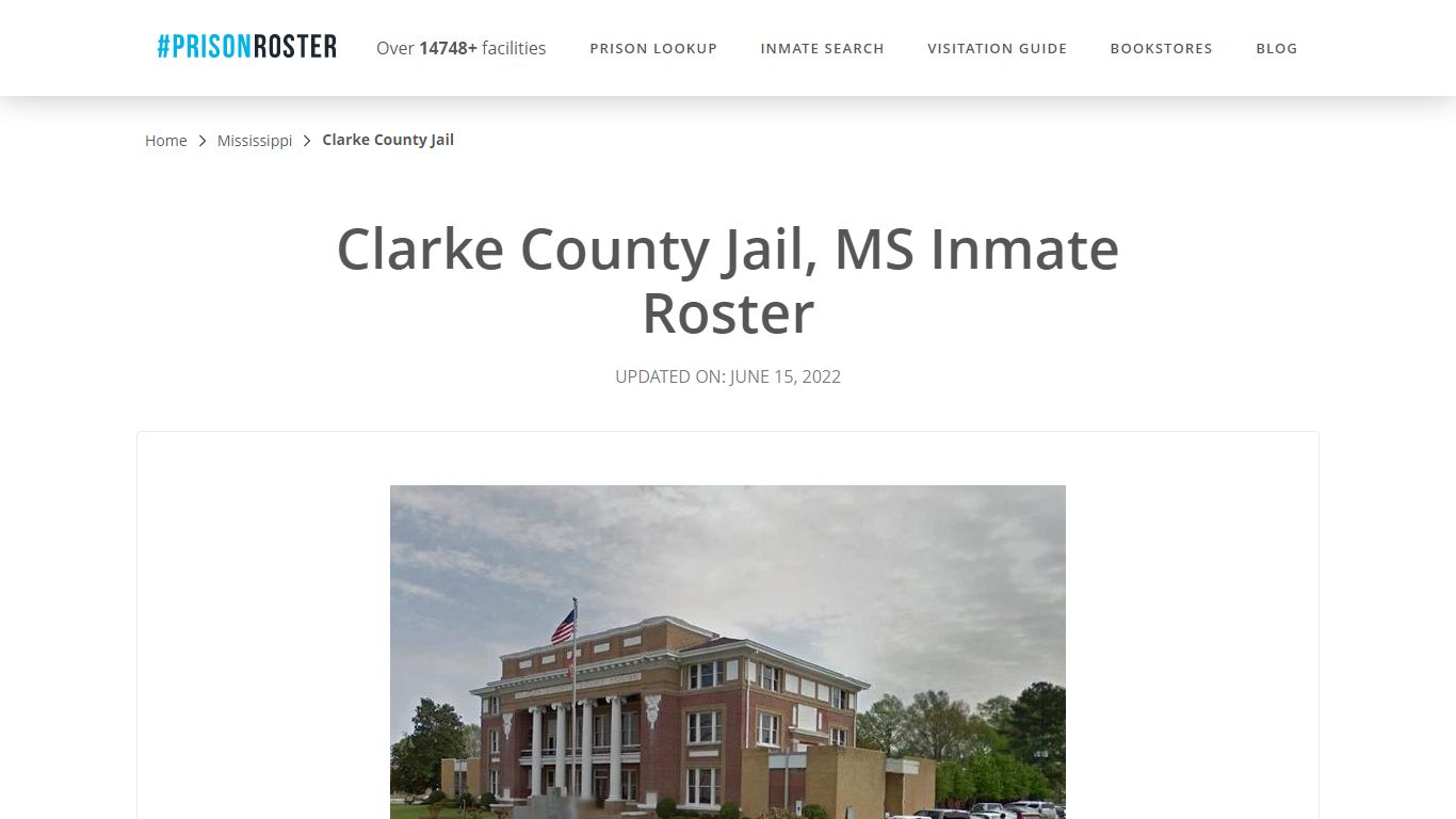 Clarke County Jail, MS Inmate Roster - Prisonroster
